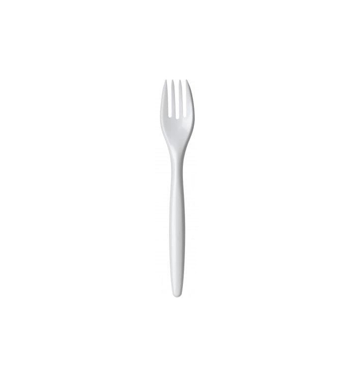 Fourchette Plastique Luxury Blanche 175mm (100 Unités) Fourchette Plastique Luxury Blanche 175mm (100 Unités)