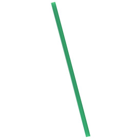 Paille Flexible Emballée PLA Vert Ø6mm 24cm (4800 Utés)