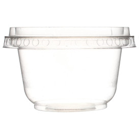 Plastic Container PS Kristal 220ml Ø9,5cm (104 stuks)