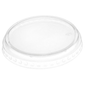 Couvercle Plat Fermé PET Cristal Ø9,5cm (1792 Unités)