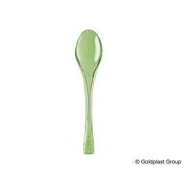 Cuillère Plastique Fly Vert citron Transp. 145mm (50 Unités)