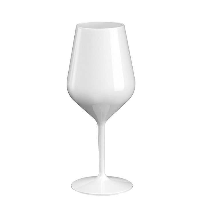 Plastic herbruikbaar glas Wijn "Tritan" wit 470ml (6 stuks)