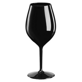 Flûte Réutilisable pour Vin Tritan Noir 510ml (1 Unité)