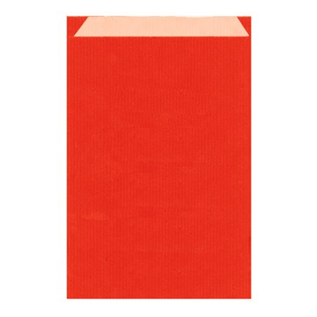 Sac Papier Kraft Rouge 12+5x18cm (1.500 Utés)