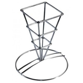 Bediening presentatie Container van staal 6,4x13,3cm (1 stuk) 