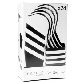 Kit pour Dégustation Blanc et Noir 24 pièces (12 Kits)