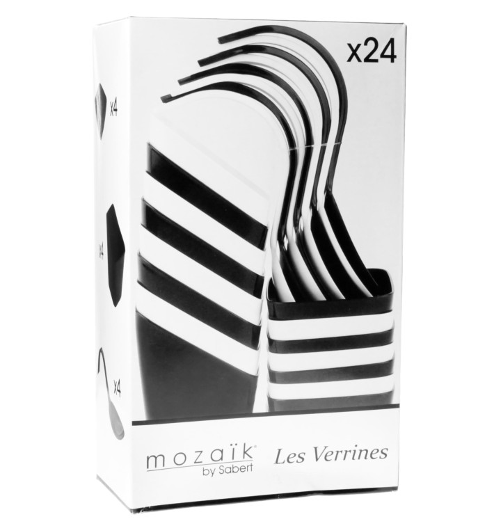 Kit pour Dégustation Blanc et Noir 24 pièces (12 Kits) Kit pour Dégustation Blanc et Noir 24 pièces (12 Kits)
