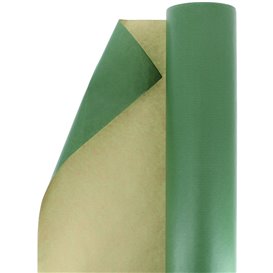 Papieren rol van inpakpapier kraft groen 100m (1 stuk) 
