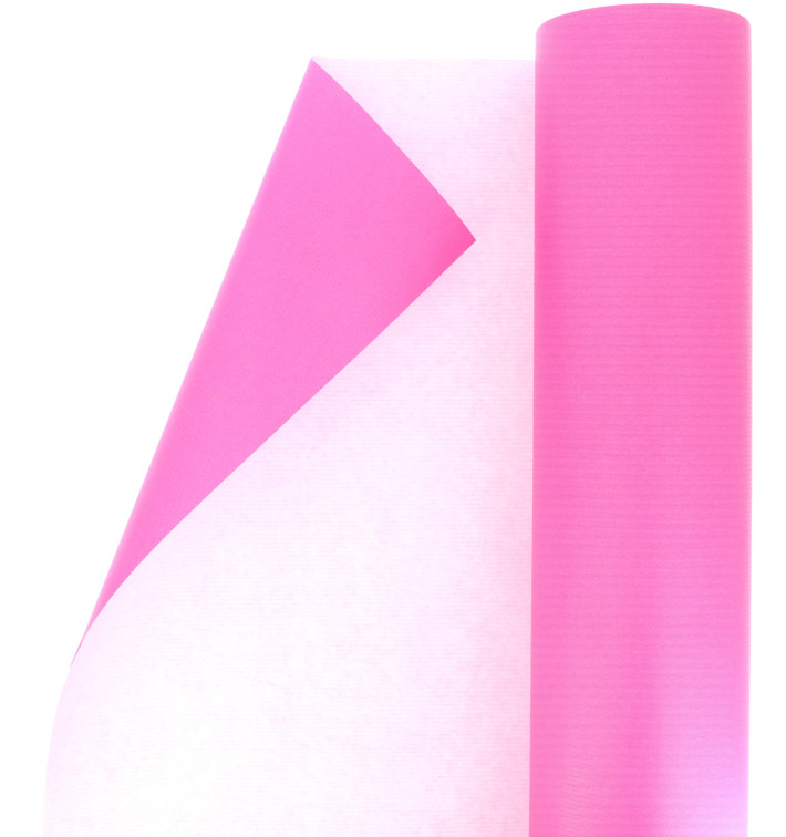 Papieren rol van inpakpapier Cellulose fuchsia 100m (1 stuk) Papieren rol van inpakpapier Cellulose fuchsia 100m (1 stuk)