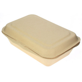Boîte en Canne à Sucre naturel 175x125x53mm (1000 Unités)