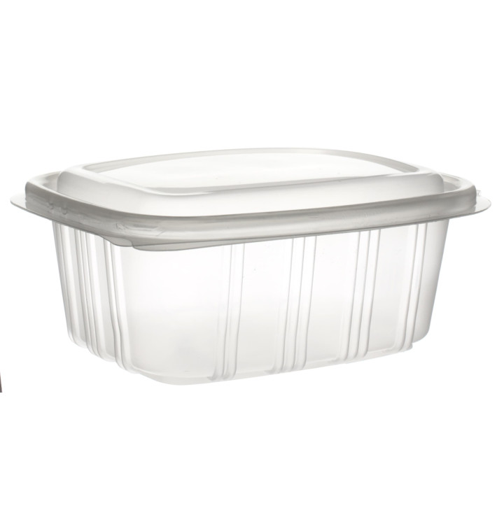 Plastic scharnierende Deli-Container microgolfbaar PP hoog koepel Deksel 500ml (50 stuks) Plastic scharnierende Deli-Container microgolfbaar PP hoog koepel Deksel 500ml (50 stuks)