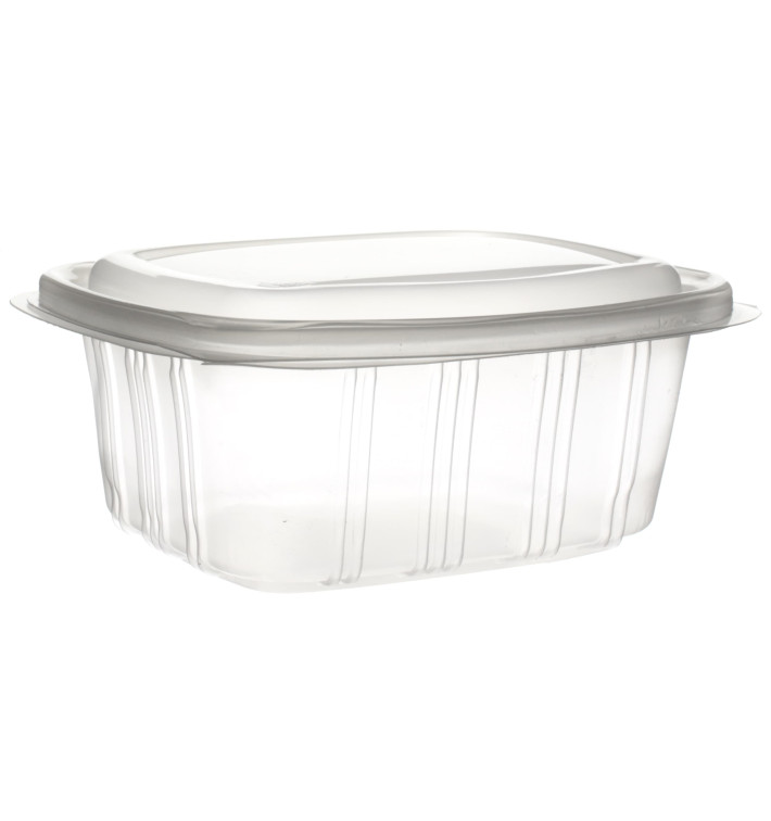 Barquette à Couvercle Charnière en Relief PP 750ml (50 Utés) Barquette à Couvercle Charnière en Relief PP 750ml (50 Utés)