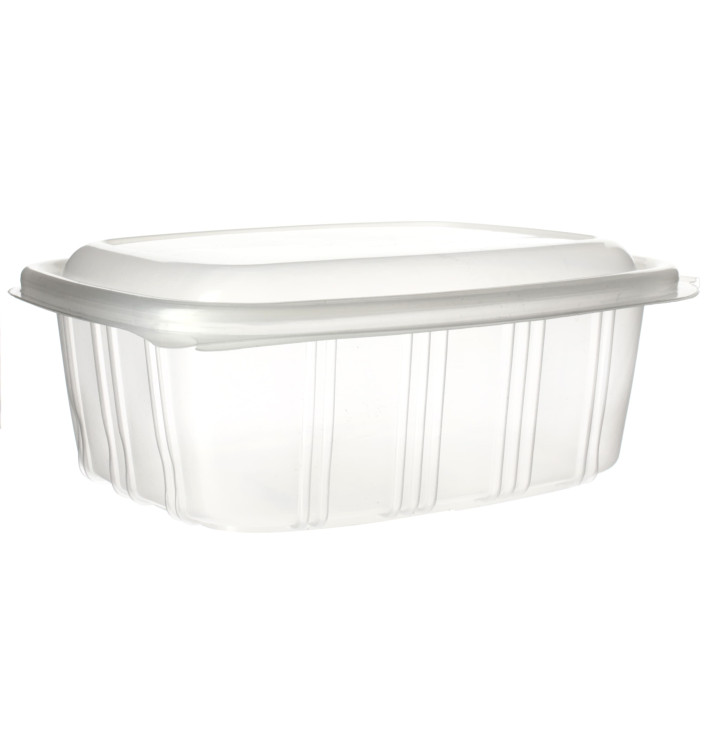 Plastic scharnierende Deli-Container microgolfbaar PP hoog koepel Deksel 1000ml (350 stuks) Plastic scharnierende Deli-Container microgolfbaar PP hoog koepel Deksel 1000ml (350 stuks)