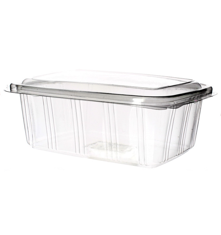 Barquette à Couvercle Charnière Relief PET 2000ml (25 Utés) Barquette à Couvercle Charnière Relief PET 2000ml (25 Utés)