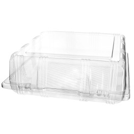 Boîte à charnière Pour Pâtisserie PET 22x22x8cm (220 Utés)