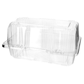 Boîte à charnière Pour Pâtisserie PET 18x9,5x10cm (220 Utés)