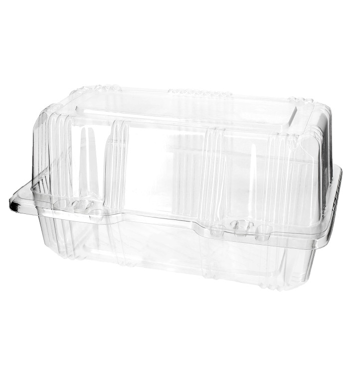 Boîte à charnière Pour Pâtisserie PET 18x9,5x10cm (220 Utés)