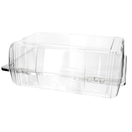 Boîte à charnière Pour Pâtisserie PET 25x17x10cm (20 Utés)