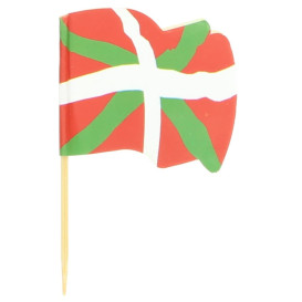 Pique en Bois Drapeau "Euskadi" 65mm (14.400 Unités)