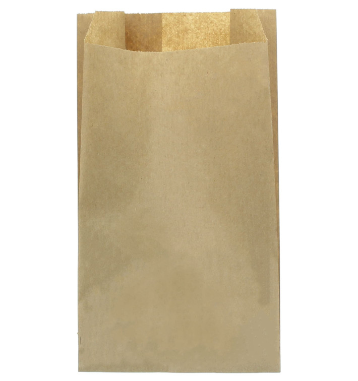 Sac Papier Kraft 12+6x20cm (250 Unités) Sac Papier Kraft 12+6x20cm (250 Unités)