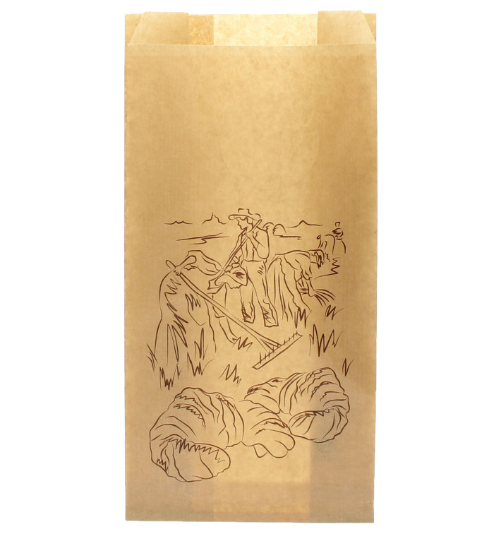 Sac Papier Kraft "Siega" 18+7x50cm (100 Utés) Sac Papier Kraft "Siega" 18+7x50cm (100 Utés)