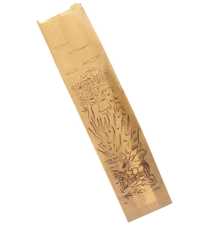 Sac Papier Kraft "Siega" 12+9x58cm (250 Unités) Sac Papier Kraft "Siega" 12+9x58cm (250 Unités)
