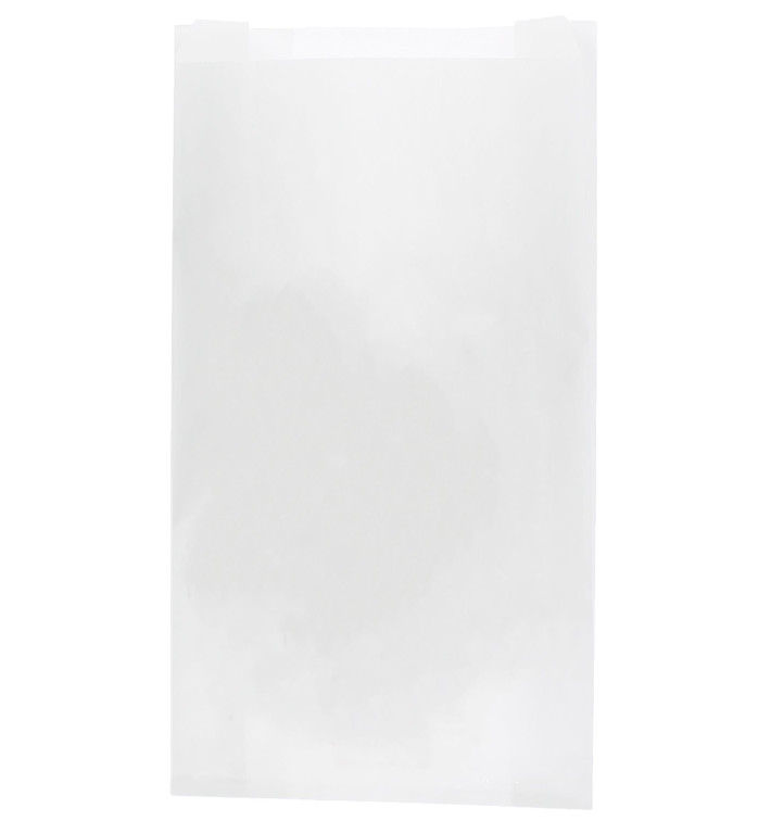 Sac Papier Blanc 18+7x32cm (100 Unités) Sac Papier Blanc 18+7x32cm (100 Unités)