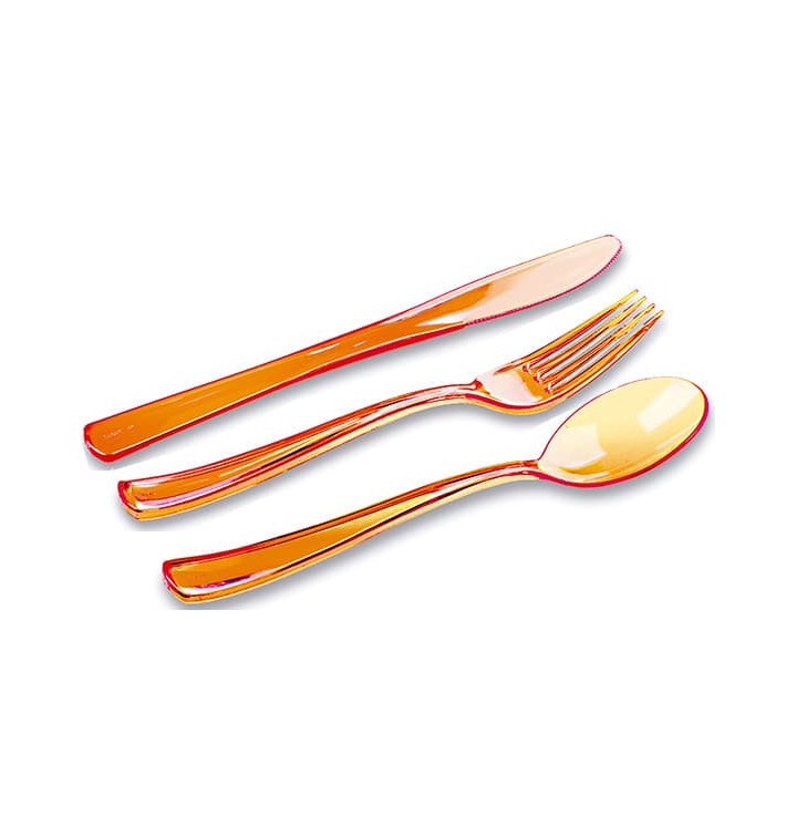 Couverts Fourchette, Couteau, Cuillère Orange (20 Utés) Couverts Fourchette, Couteau, Cuillère Orange (20 Utés)