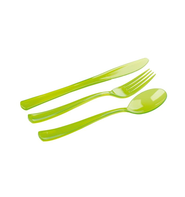 Couverts Fourchette, Couteau, Cuillère Vert (1 Uté) Couverts Fourchette, Couteau, Cuillère Vert (1 Uté)