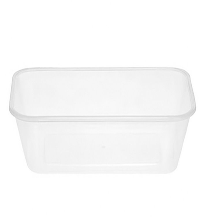 Plastic deli Container PP Rechthoekige vorm 750 ml (50 stuks) Plastic deli Container PP Rechthoekige vorm 750 ml (50 stuks)