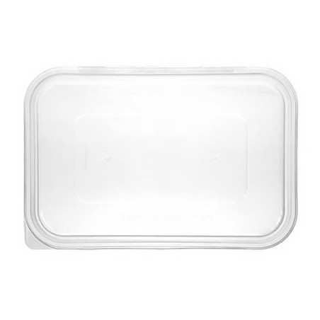 Plastic Deksel transparant voor Deli Container PP 500/725 en 1000ml (25 stuks) 