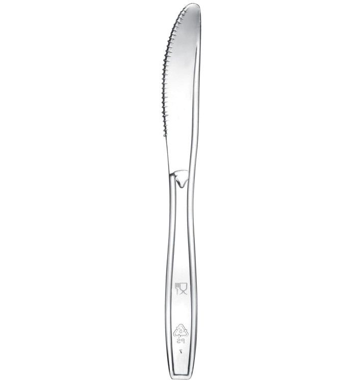 Plastic mes Premium PS transparant 19cm (1000 stuks) Plastic mes Premium PS transparant 19cm (1000 stuks)