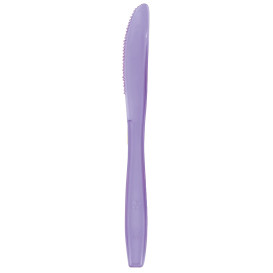 Couteau Plastique PS Premium Lilas 190mm (50 Utés)