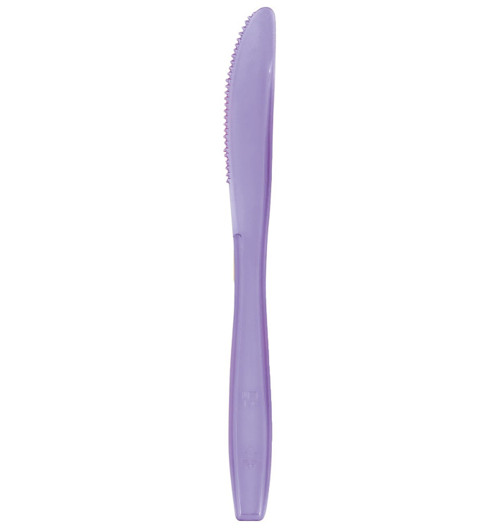 Plastic PS mes  Premium lila 19cm (1000 stuks)