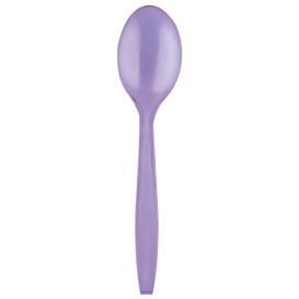 Plastic lepel  PS Premium lila 19cm (50 stuks) 