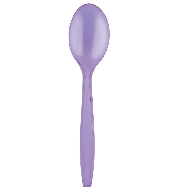 Cuillère Plastique PS Premium Lilas 190mm (50 Utés) Cuillère Plastique PS Premium Lilas 190mm (50 Utés)