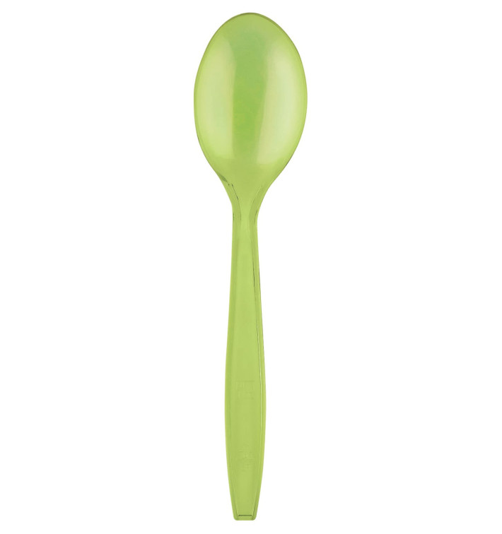 Plastic lepel PS Premium limoengroen 19cm (50 stuks) Plastic lepel PS Premium limoengroen 19cm (50 stuks)