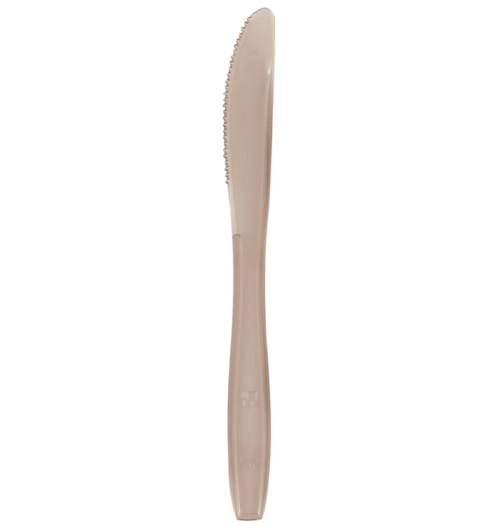Couteau Plastique PS Premium Marron 190mm (1000 Utés) Couteau Plastique PS Premium Marron 190mm (1000 Utés)