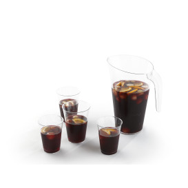 Verre Plastique PS Injecté Transparent 250ml (500 Unités)