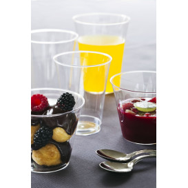 Verre Plastique PS Injecté Transparent 250ml (500 Unités)