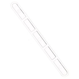 Plastic PS koffie roerder transparant 10,5cm (100 stuks) 