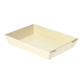 Plateau Mini en Bois 8,5x6x1,5cm (20 Unités)