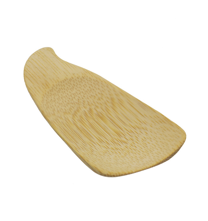 Bamboe proeving lepel 10x4cm (24 stuks) Bamboe proeving lepel 10x4cm (24 stuks)