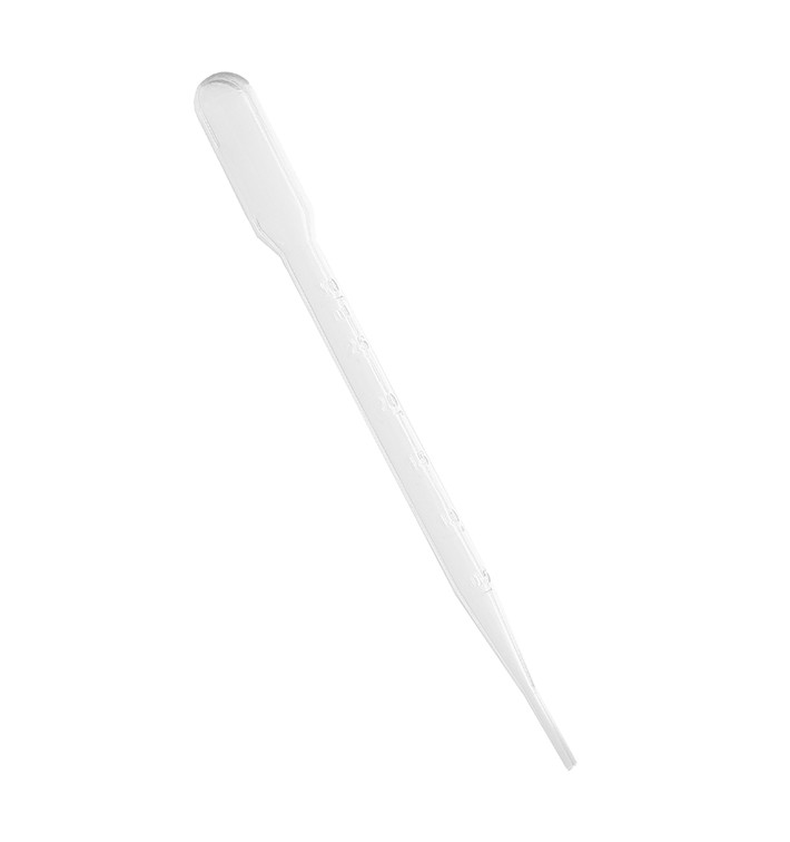 Pipetten van plastic kwaliteit 3ml 16cm (25 stuks) Pipetten van plastic kwaliteit 3ml 16cm (25 stuks)