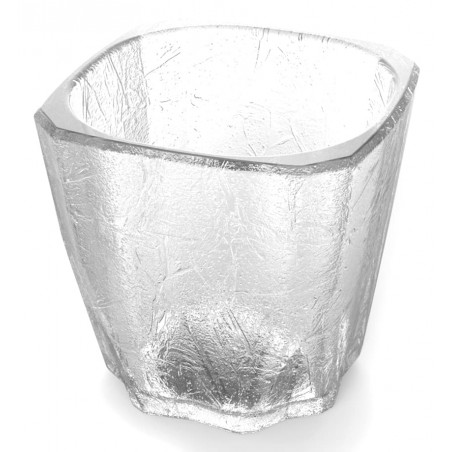 Plastic glas SAN Herbruikbaar "mini Drink" "Cube" 200ml (8 stuks) 