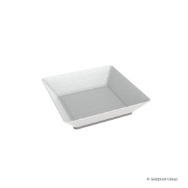 Mini Assiette Creuse Canne à Sucre Blanc 6,5x6,5cm (50 Utés)