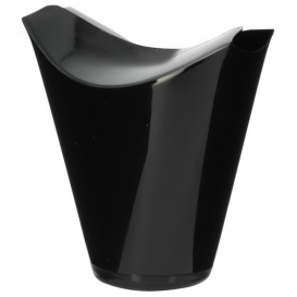 Proeving plastic PP Container "Click-Clack" zwart 80ml (400 stuks)