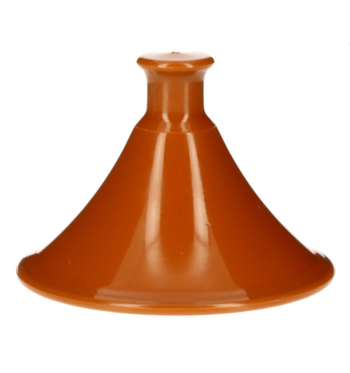 Couvercle Plastique PP Assiette "Tajine" Ø7x5,5cm (50 Utés)