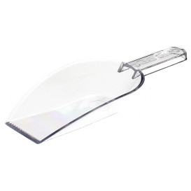 Proeving Plastic lepel  PS "Pala" transparant 9x3,7cm (20 stuks) 