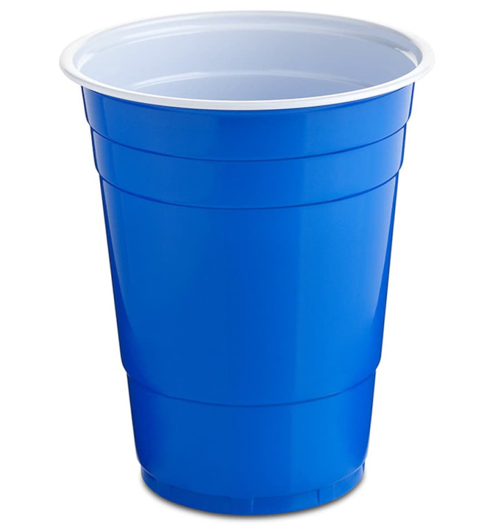 Gobelet Plastique Bleu Americain 550ml (400 Utés) Gobelet Plastique Bleu Americain 550ml (400 Utés)